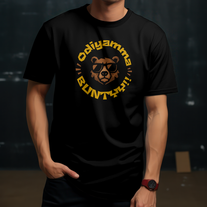 Odiyamma Bunty! 🐻 Black Unisex Telugu Meme T-shirt