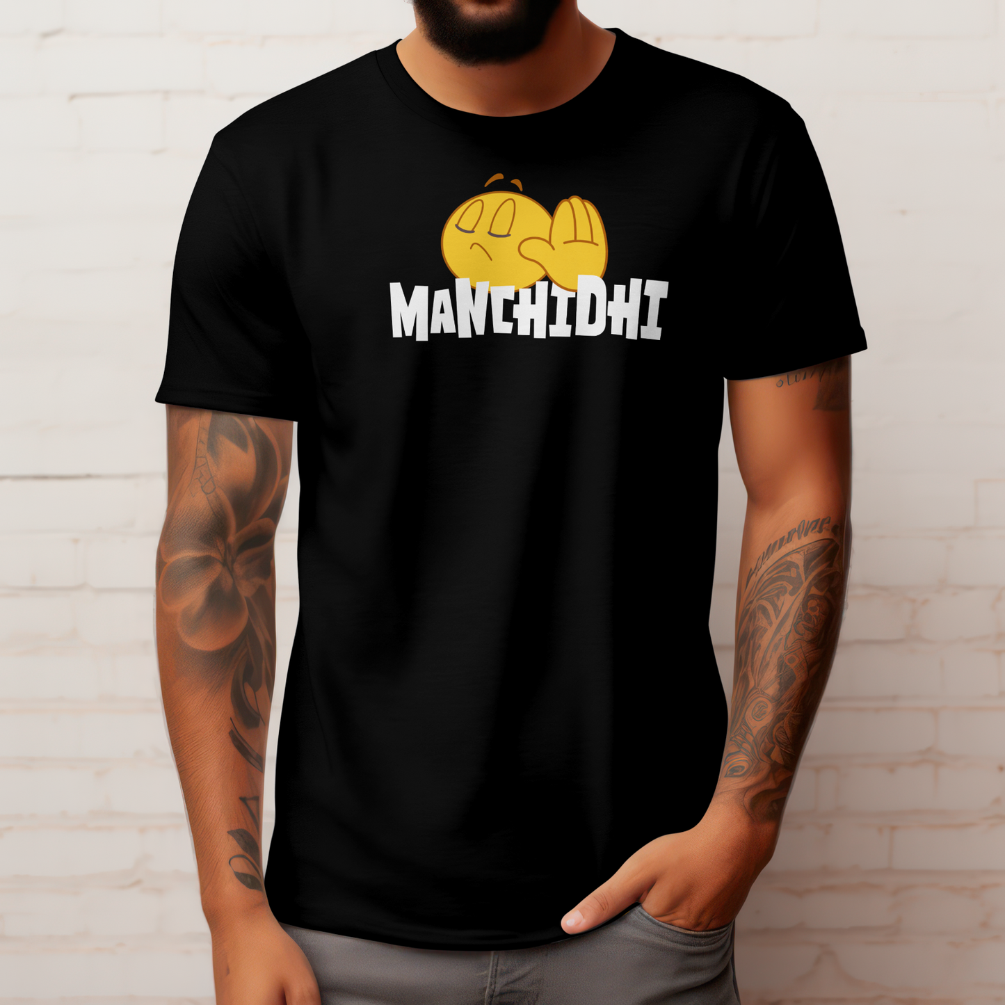 Manchidhi! Unisex Telugu T-shirt
