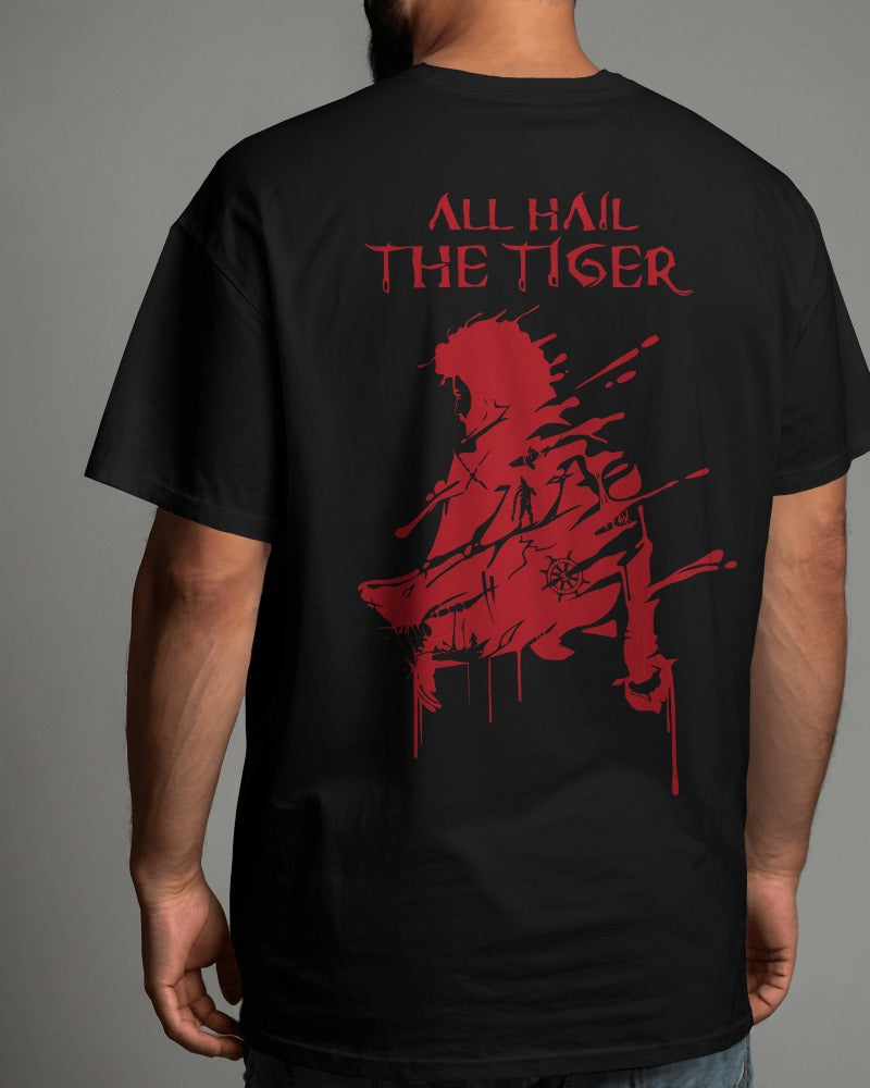 ALL HAIL THE TIGER Oversized Unisex T-shirt