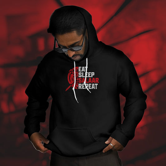 EAT SLEEP SALAAR REPEAT Unisex Hoodie
