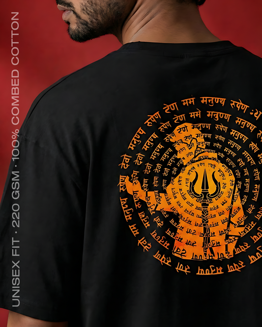 Dhaivam Manushya Rupena Oversized Telugu T-shirt