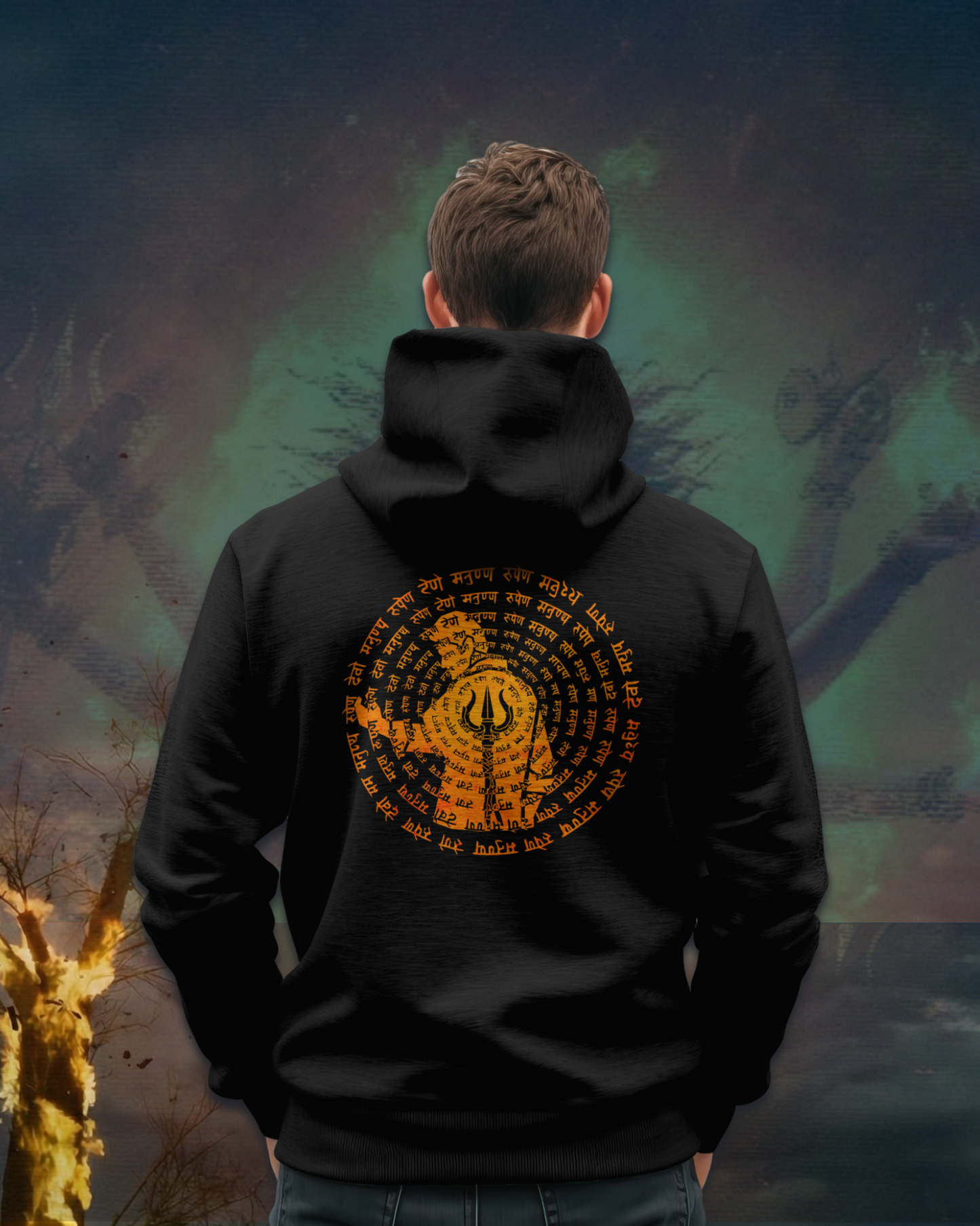 Dhaivam Manushya Rupena Unisex Hoodie