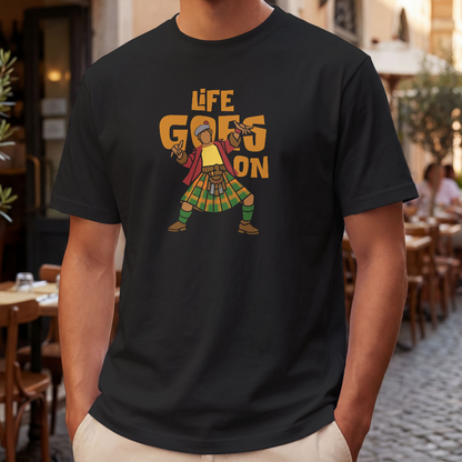 Life Goes ON! Unisex Telugu T-shirt